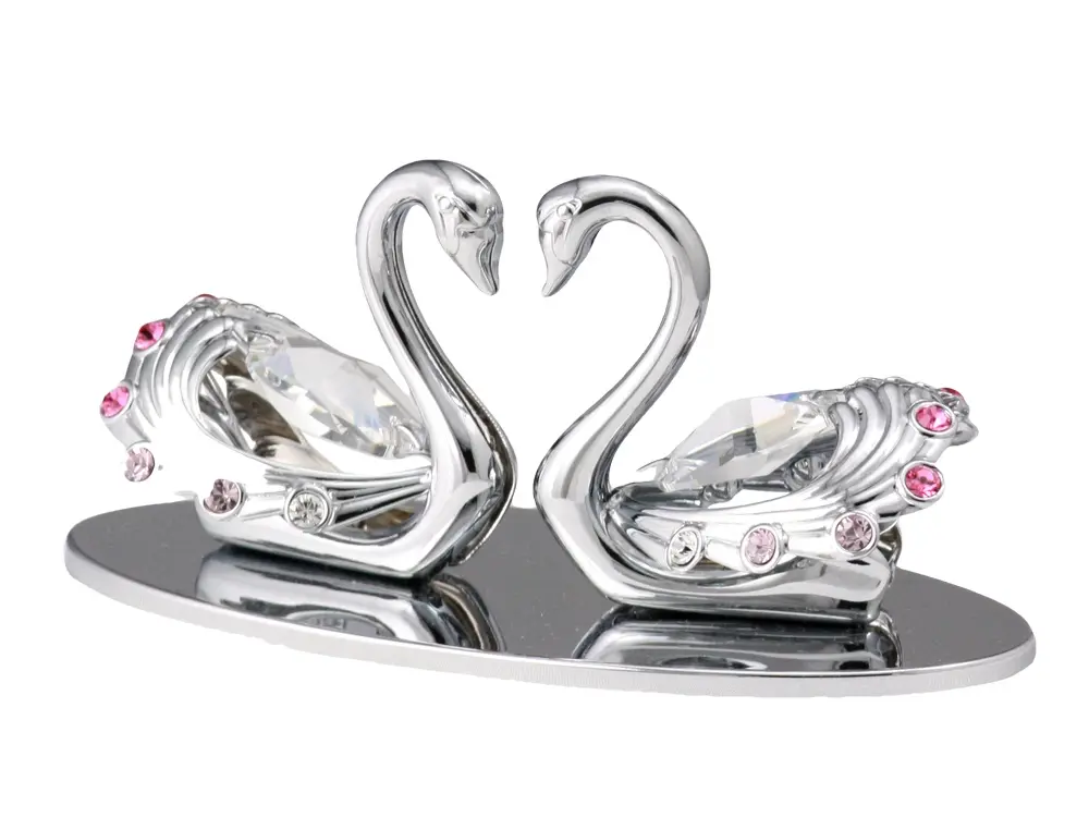 Crystal Love Swan Pair