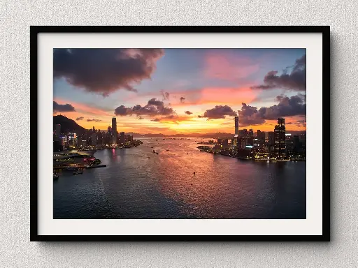 Victoria Harbour at Sunset